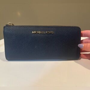 Michael Kors Navy Blue Wallet